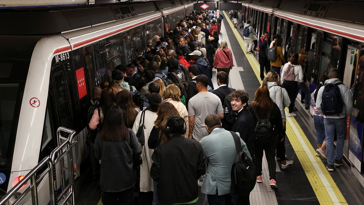 Copper cable thefts bring key Spanish rail route to a standstill with thousands stranded - days after country was thrown into chaos by blackout