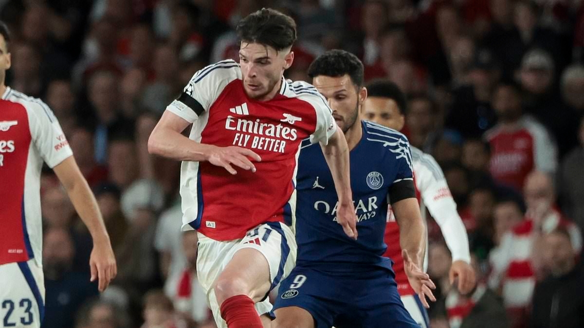 Declan Rice feels Arsenal are on the brink of a gold rush ahead of PSG clash but the final step - winning a trophy - is often the hardest, writes OLIVER HOLT