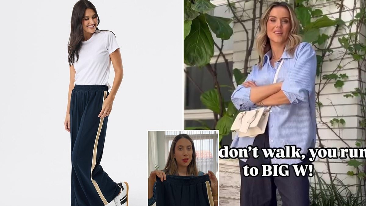 The chic $25 Big W 'work pants' that are actually ultra comfy trackies in disguise: 'Best purchase of my life'