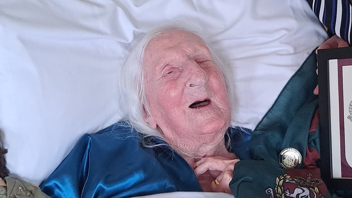 EXCLUSIVE 'It was all men. It got a bit boisterous': Britain's oldest female WWII veteran, 107, reveals how war ravaged nation celebrated VE Day