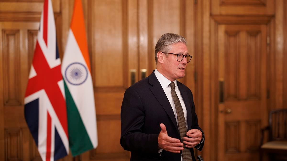 Scrambling ministers insist £5billion India trade deal will NOT 'undercut' British workers amid row over 'two-tier' tax exemption