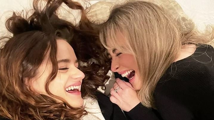 How Sabrina Carpenter and Joey King have become 'celebrity BFF goals' - from their mutual Disney beginnings to teasing social media posts to showing their support for each other onstage and down the aisle