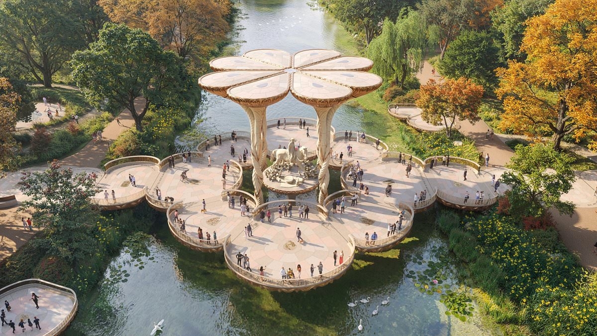 First look at stunning designs for the Queen Elizabeth II national memorial - and how YOU can have your say