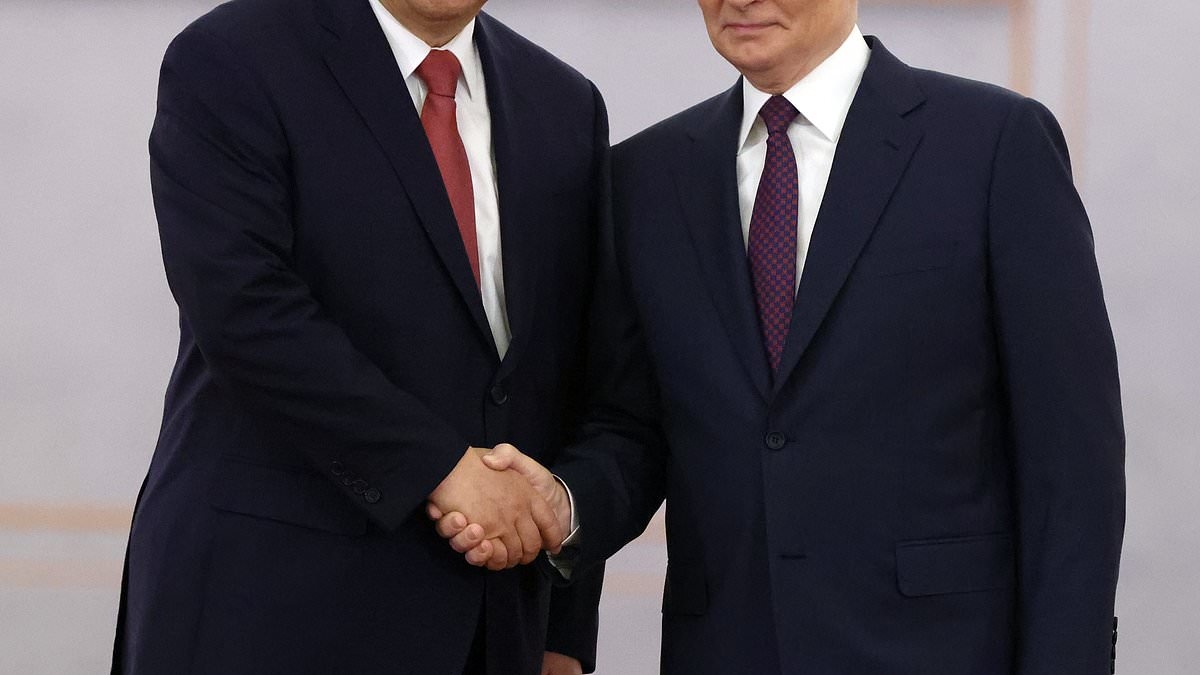Putin and Xi's show of force: 'Old friends' Moscow and Beijing vow to take on global order together as Chinese leader arrives for Victory Day parade in Russian capital