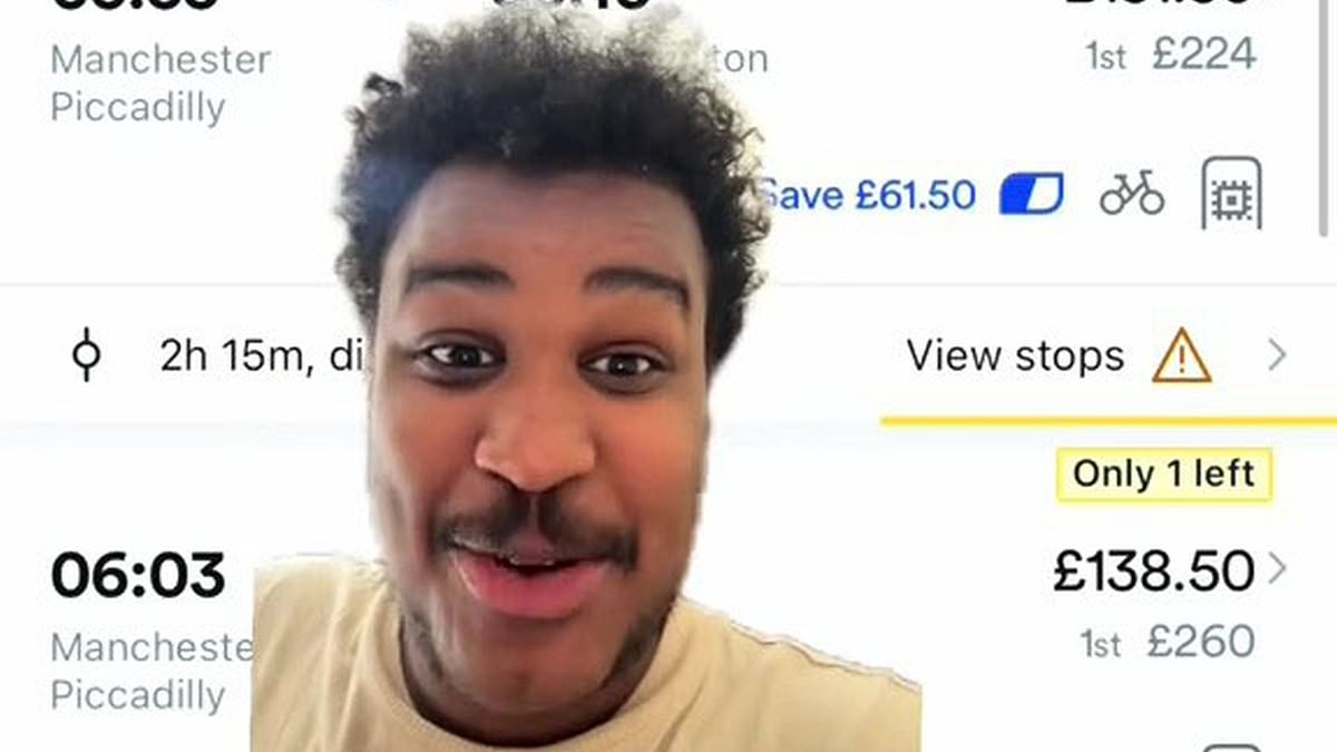 Frustrated passenger saved £70 on a train trip from Manchester to London by flying via Iceland instead