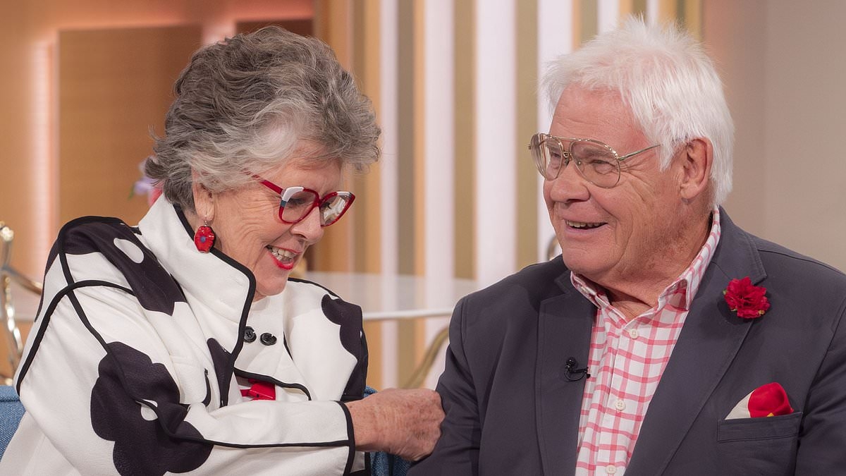 Prue Leith's husband John makes cheeky joke live on This Morning as the couple reveal how they met