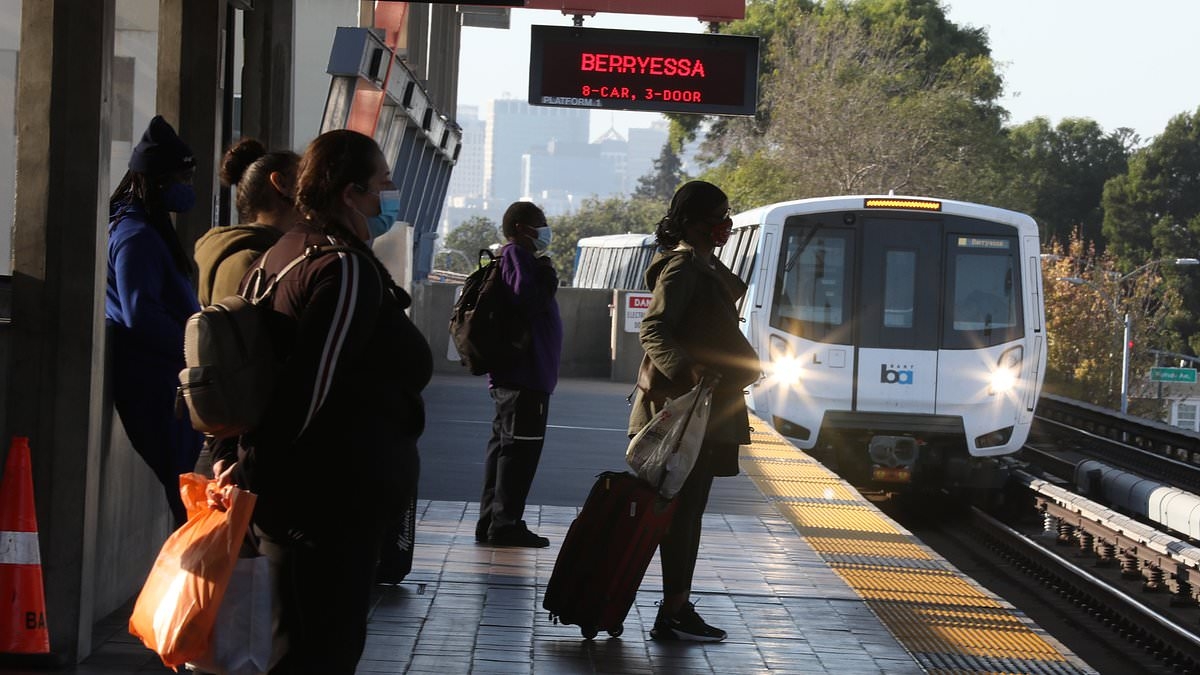 BREAKING NEWS Major city brought to a halt as train system is hit by network failure