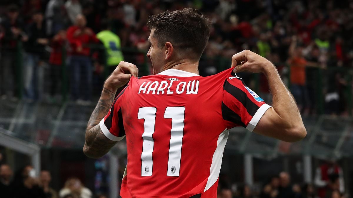 Revealed: Why Christian Pulisic wore the name Harlow on the back of his shirt… as he scored for AC Milan in Serie A win