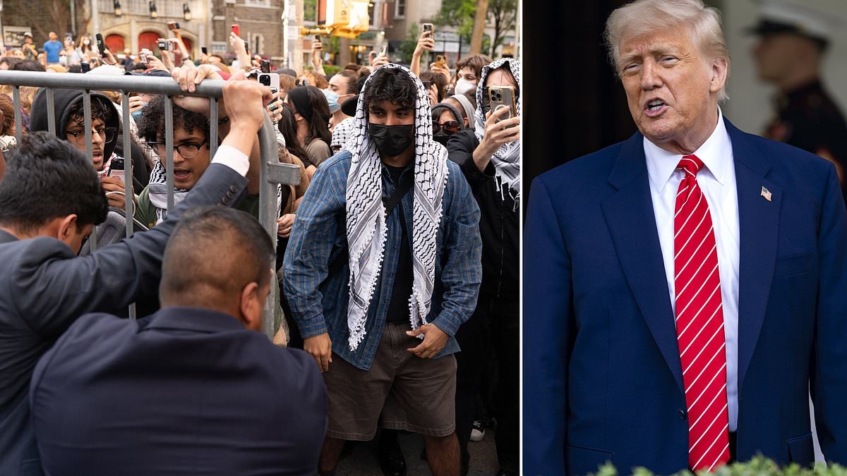 Columbia University's brutal move against anti-Israel protesters as school desperately tries to curry favor with Trump