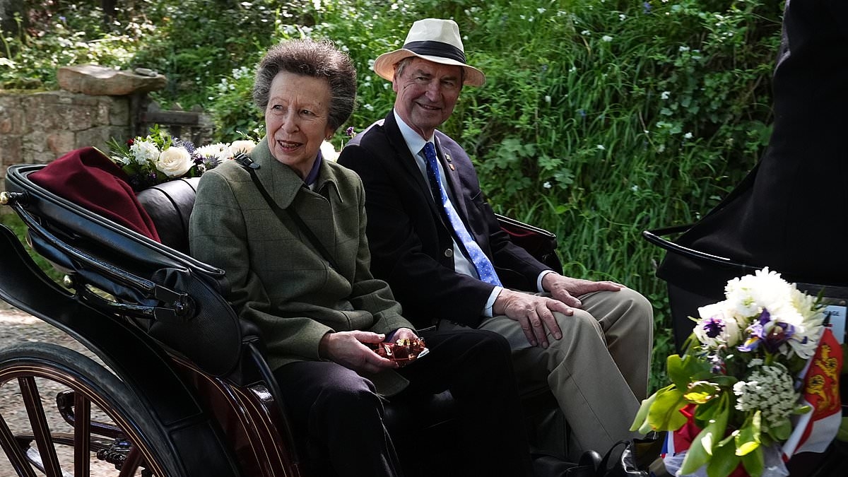 Princess Anne becomes first royal to visit Little Sark on 80th anniversary of liberation of Channel Islands
