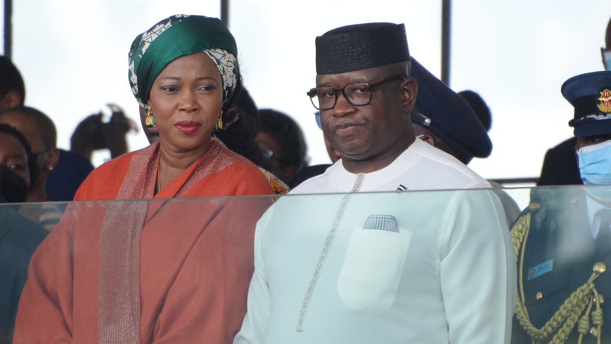 Sierra Leone's ex-film star first lady 'still rents south London council flat' despite living in presidential Freetown mansion