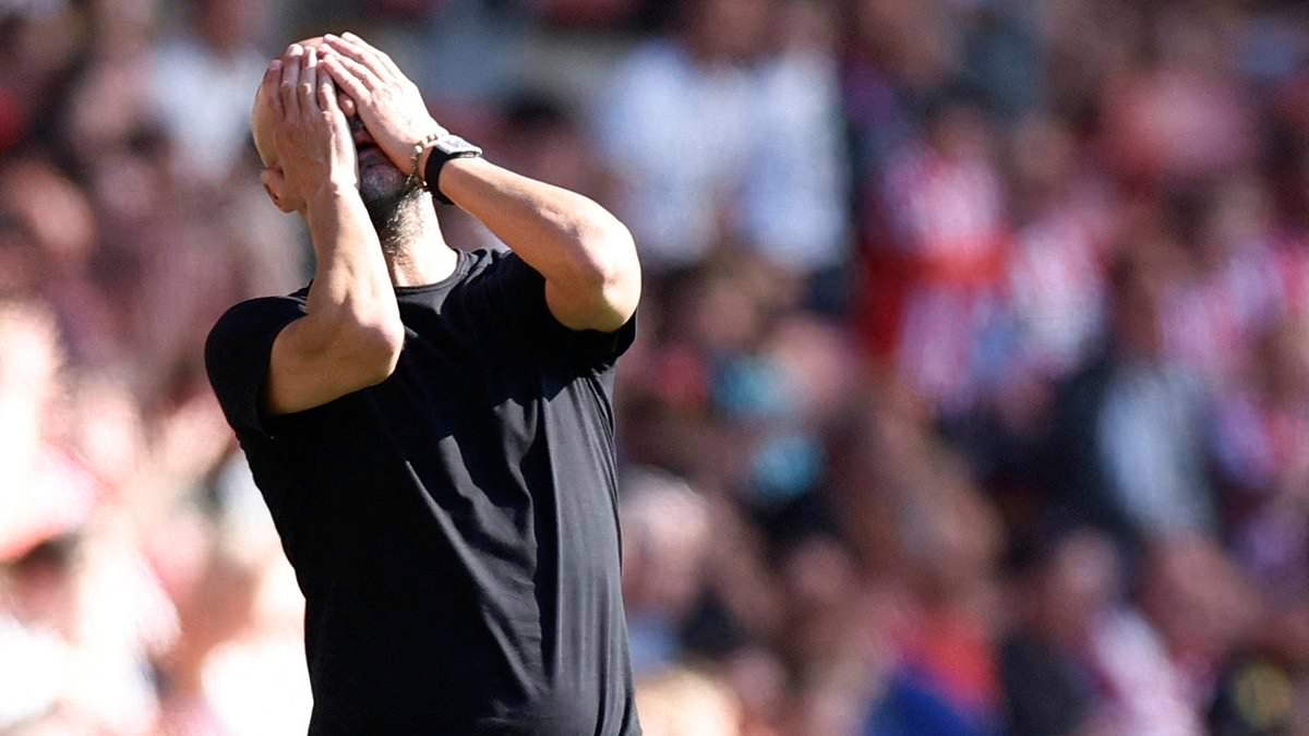 Manchester City boss Pep Guardiola has selection headache before FA Cup final after tinkering falls flat