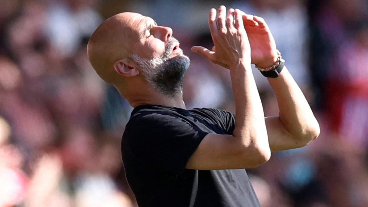 The key signs that point to uncertainty in Pep Guardiola's mind after Man City were served shock reality check at Southampton, writes JACK GAUGHAN