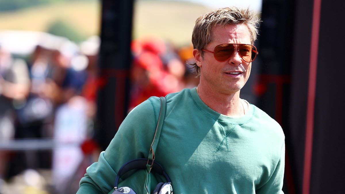 Brad Pitt gives young fan the shock of her life as he pulls up to her McDonald's drive through window in New Zealand