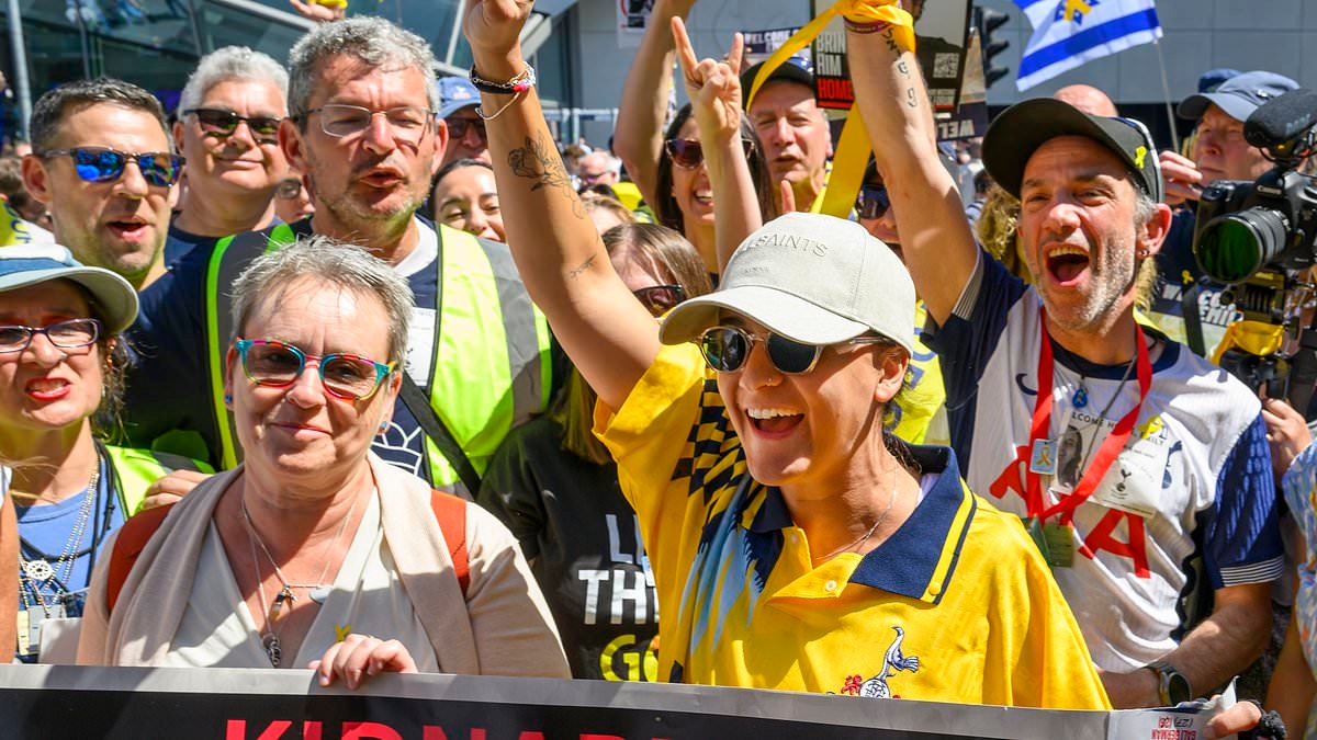 'She's one of our own': Newly freed Israeli-British hostage Emily Damari gets a hero's welcome watching Spurs