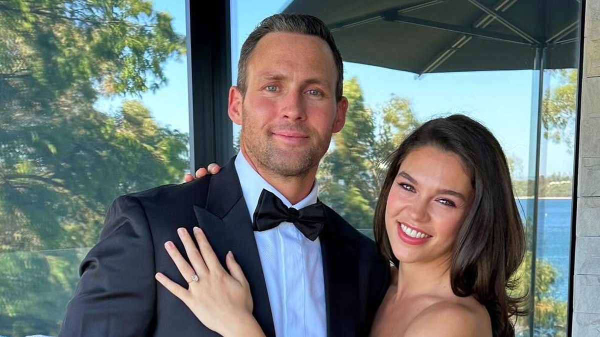 Sabrina Bartlett is engaged! Bridgerton actress flashes diamond ring as she announces she's set to marry businessman Lachie Stewart