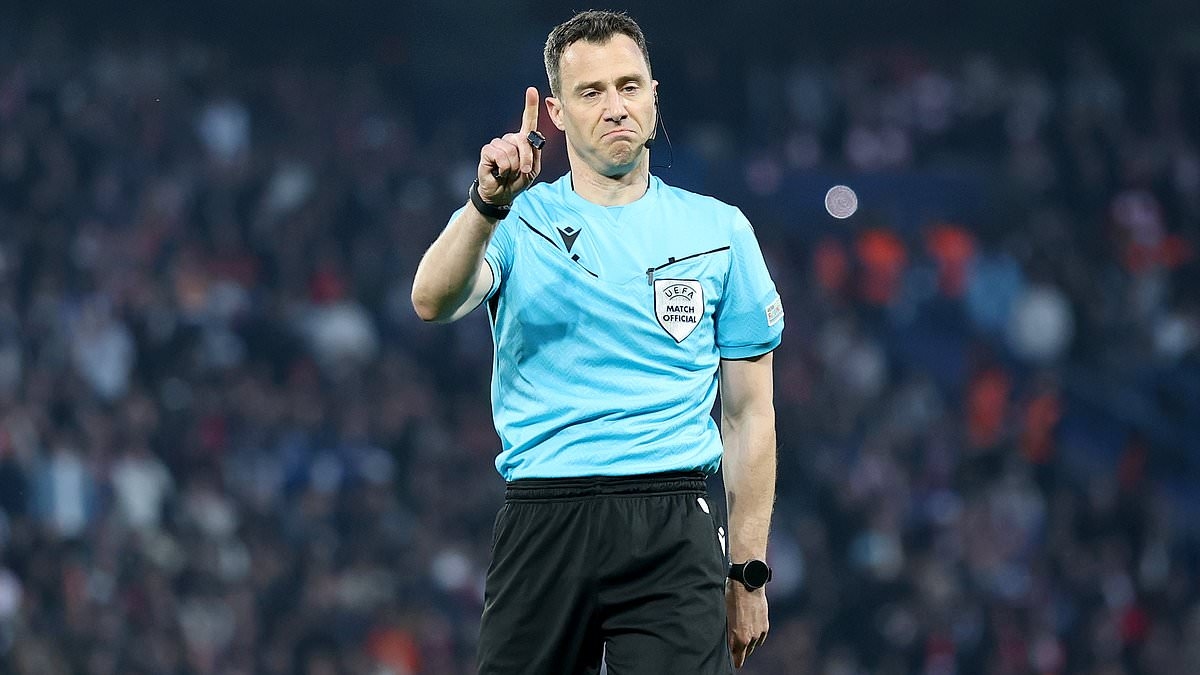 BREAKING NEWS Controversial ref who Jude Bellingham once berated as a 'match-fixer' will take charge of Europa League final between Man United and Tottenham