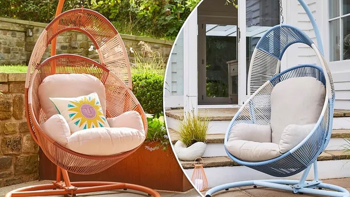 Dunelm slashes over £120 off popular 'stylish' hanging egg chair for garden lovers - shoppers are snapping it up fast!