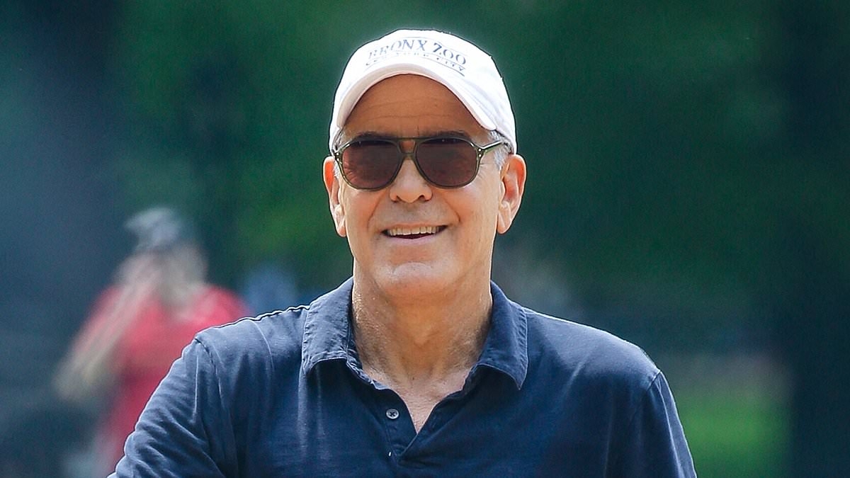 George Clooney ridiculed for 'snowflake' outfit during baseball game