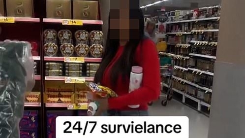 Wild moment Coles shopper confronts 'customer' spying on her: 'Leave me alone'