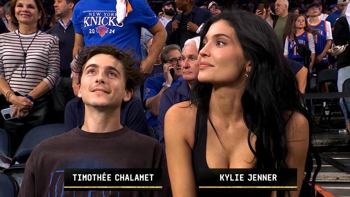 What did Kylie Jenner whisper to Timothée Chalamet? Hot couple go viral after flirty moment at NBA