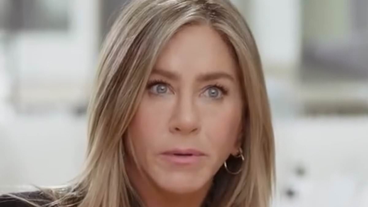 Jennifer Aniston leaves fans in hysterics with a VERY on-the-nose ad for her new haircare range as she's left terrified by creatures' huge manes