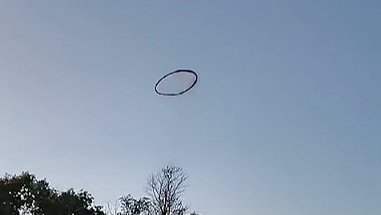 Mysterious black smoke ring reappears, this time over skies in Kansas