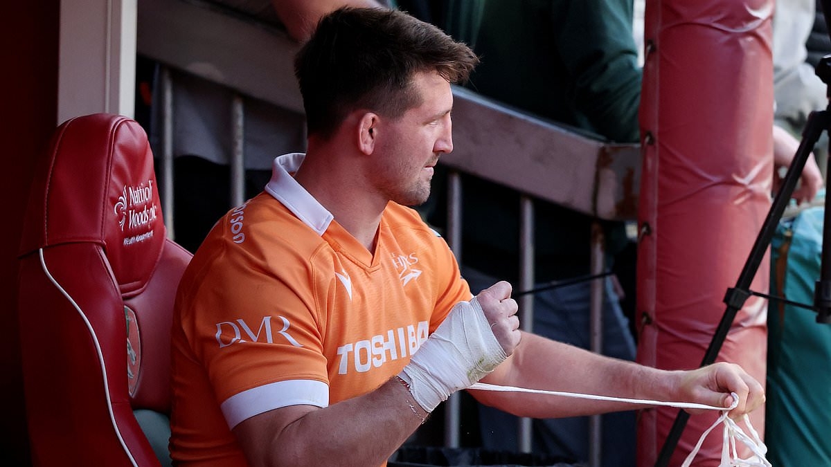 Tom Curry defers wrist operation until after the British and Irish Lions tour - with Sale and England flanker set to play through the pain in Australia