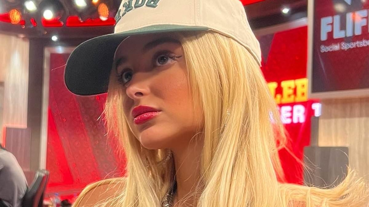Busty Aussie heiress and TV star goes topless in Vegas as she enjoys wild birthday weekend