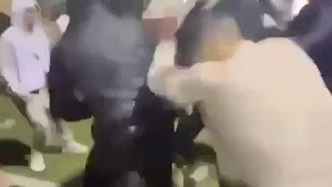 Shocking new footage emerges of the brutal brawl that broke out at a family fireworks night on Sydney's ritzy north shore