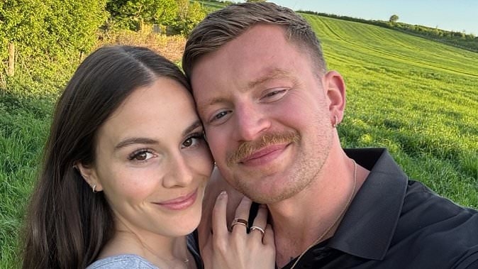Holly Ramsay reunites with fiancé Adam Peaty as she shares a loved-up selfie after her eventful Miami trip