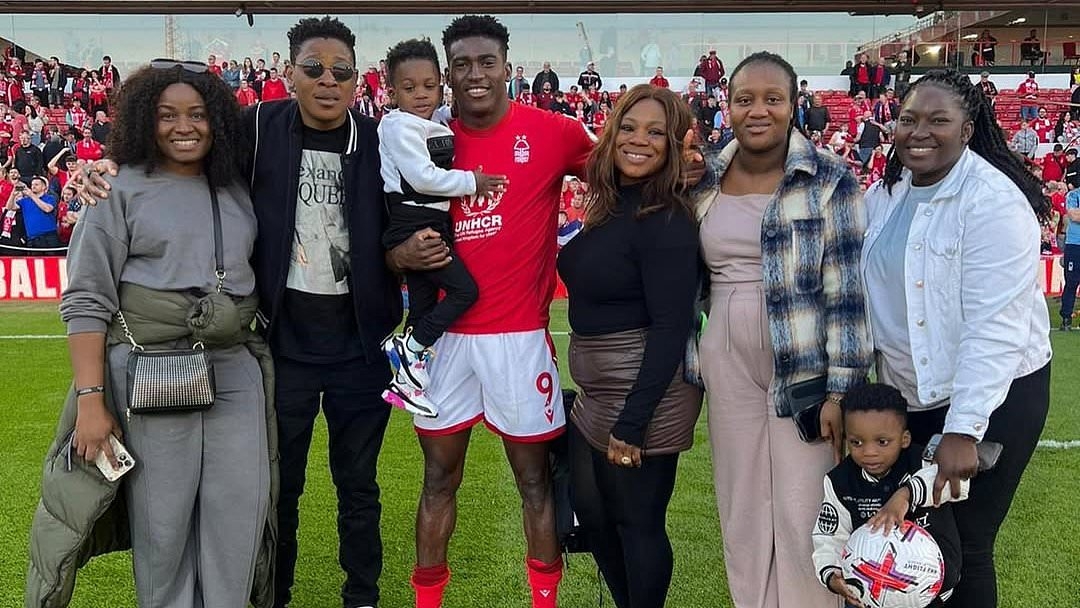 Premier League striker in an induced coma: Devout Christian Taiwo Awoniyi rose from poverty in Nigeria alongside childhood sweetheart - but now has family praying for him after smashing into a goalpost