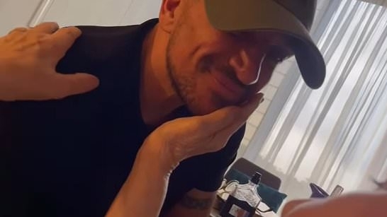 Peter Andre shares emotional moment he says farewell to his mother who's battling Parkinson's and Alzheimer's in Australia as he prepares to fly back to the UK