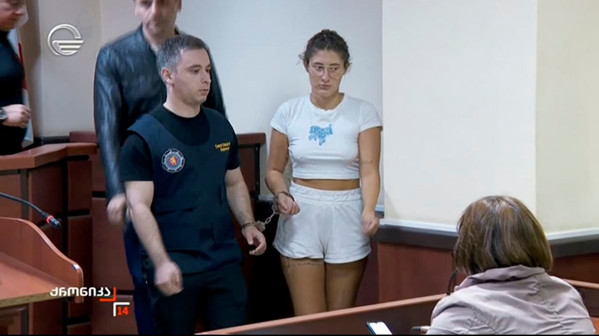 EXCLUSIVE 'Terrified' British student, 18, says she is pregnant as she appears in court on drugs charges after vanishing in Thailand then reappearing in Georgia accused of smuggling 30lb of cannabis