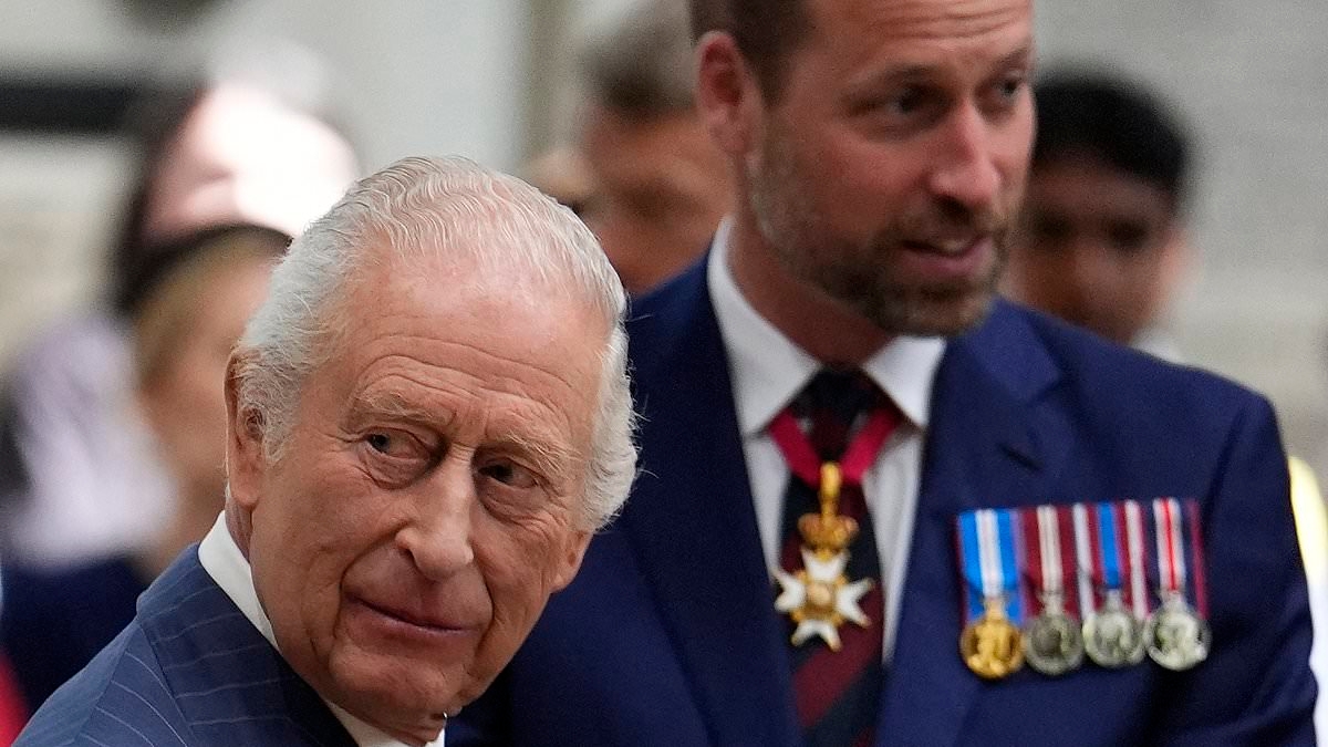 William and Charles' united front after Prince Harry's bombshell interview: Prince of Wales and the King set for rare double engagement at Order of the Bath service