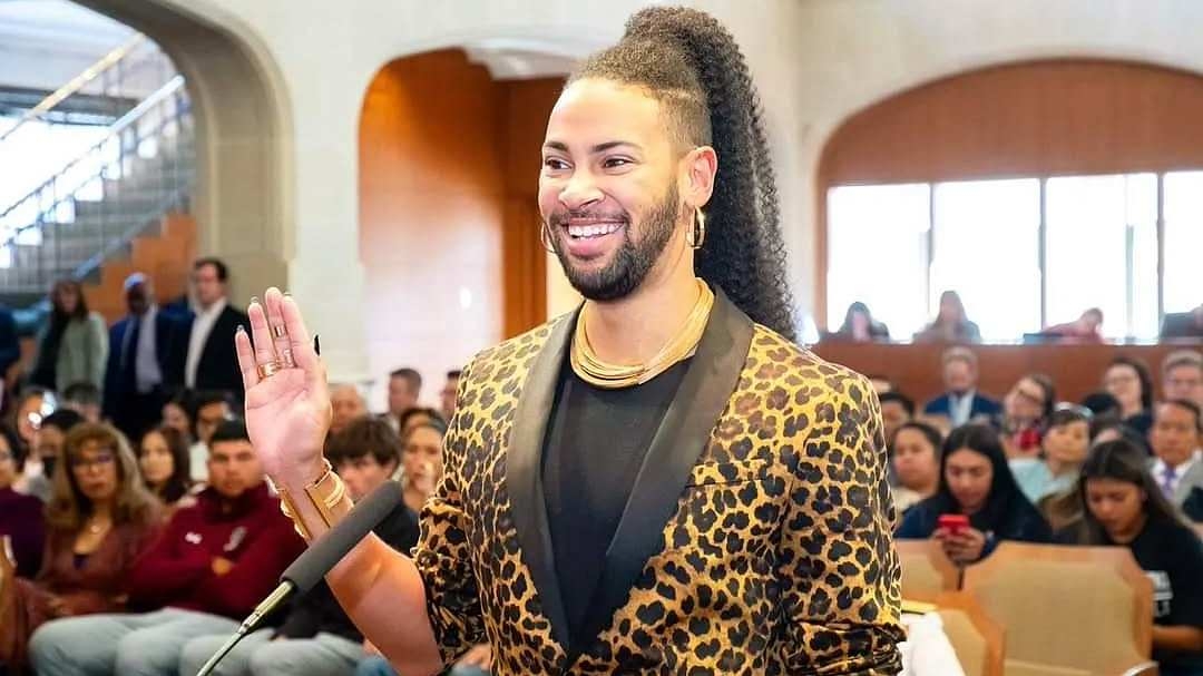 Leopard print-loving lawmaker to take two-month paid paternity leave as he and husband welcome baby
