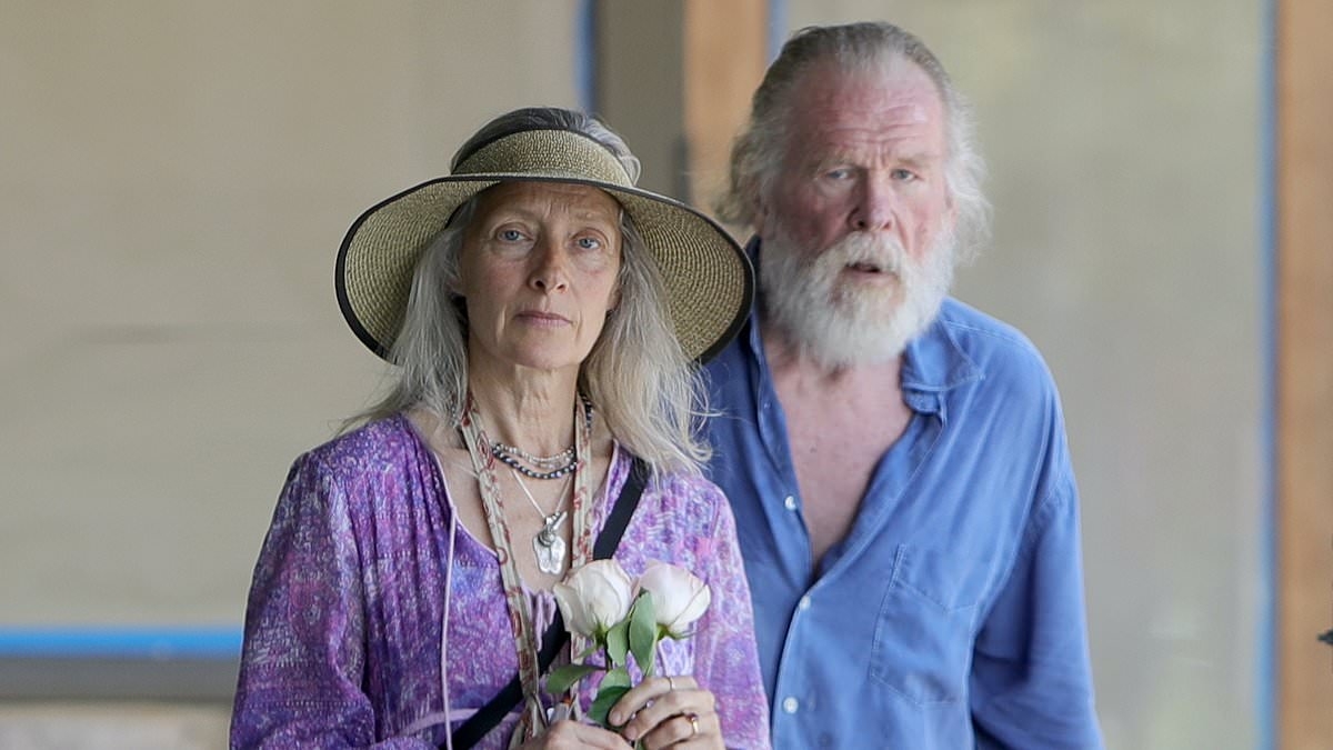 EXCLUSIVE Hollywood tough guy, 84, shows his tender side on rare outing with actress wife