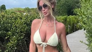 Kim Zolciak, 46, fans think she has started using Ozempic because she's 'suddenly so thin' in bikini