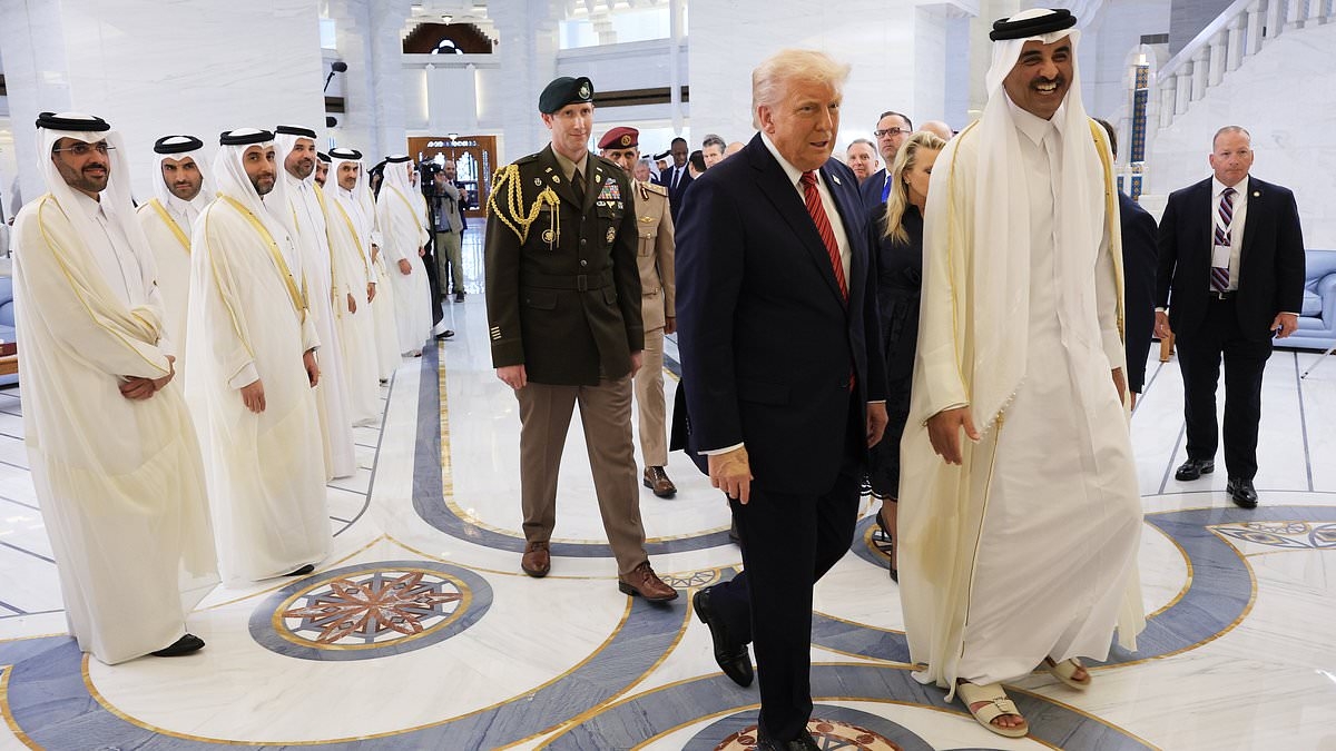 From castles to camels: A look inside the jaw-dropping displays by Middle Eastern leaders to woo Trump