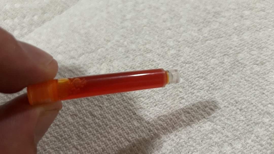 'Strange' plastic tube with orangish liquid in leaves people baffled but it has a very handy use