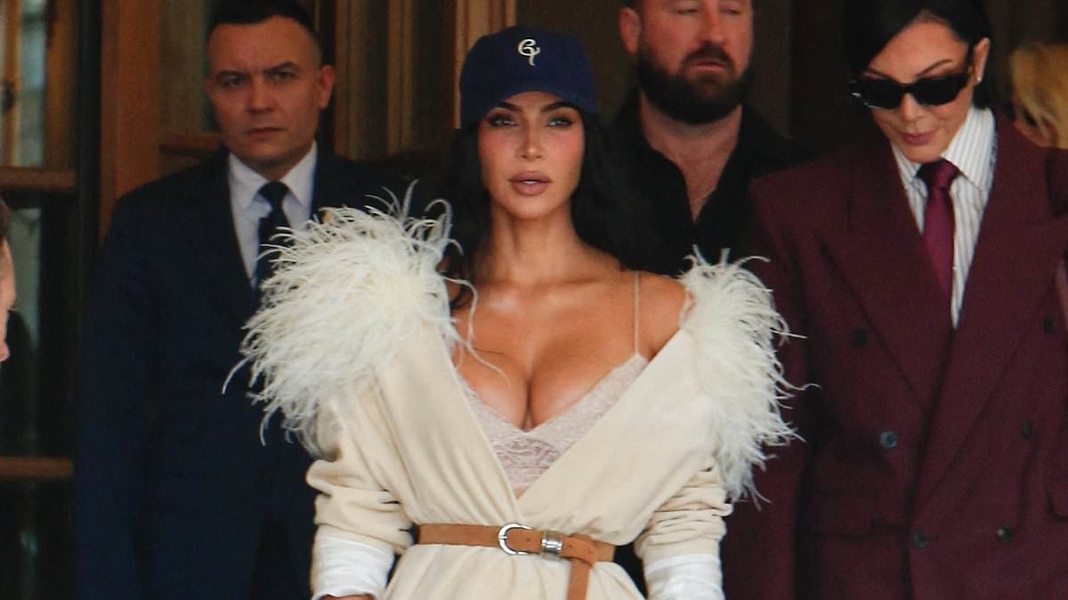 The secret meaning behind Kim Kardashian's Paris looks: From statement $3M necklace made from 80 diamonds to making a 'power move' with bold robe and underwear