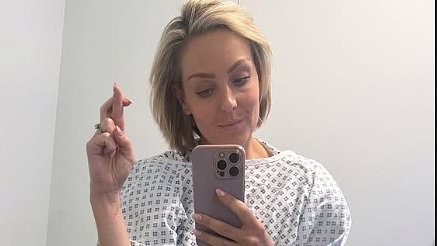 Strictly's Amy Dowden shares snap from hospital in latest health update - one year after she was given the all-clear from cancer
