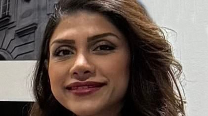Woman found dead in a back garden when she vanished after leaving work was 'violently' stabbed to death coroner reveals, as her husband awaits murder trial