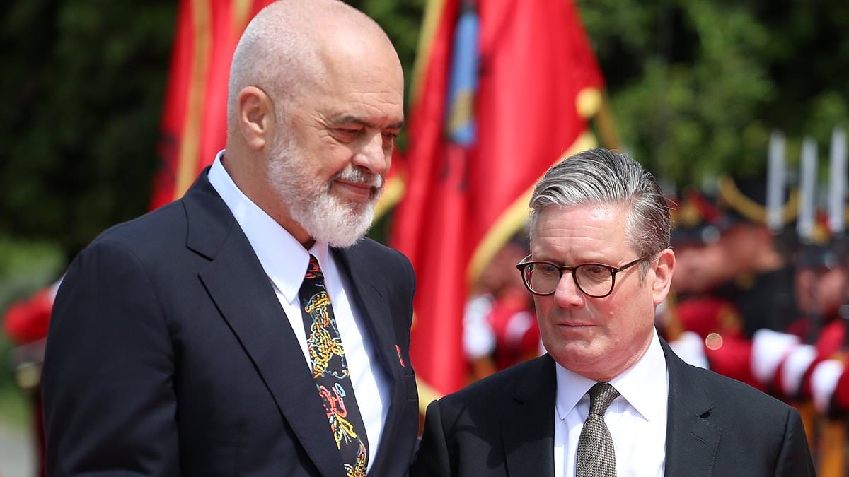 Keir Starmer left red-faced as he hails talks over Rwanda-style 'return hubs' for failed asylum seekers... minutes before Albanian counterpart Edi Rama says they WON'T be hosting one