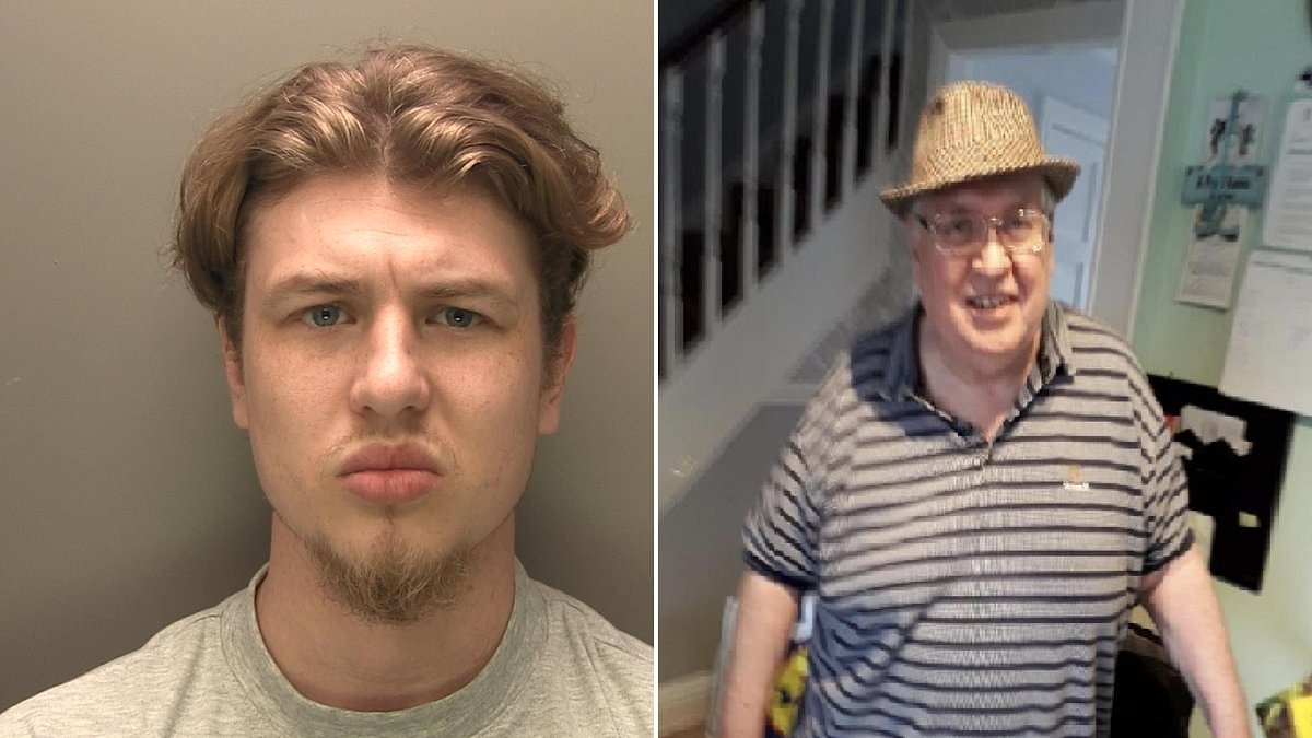 BREAKING NEWS Burglar, 27, who murdered pensioner in his own home two days after release from prison in drug-fuelled rampage jailed for minimum of 35 years