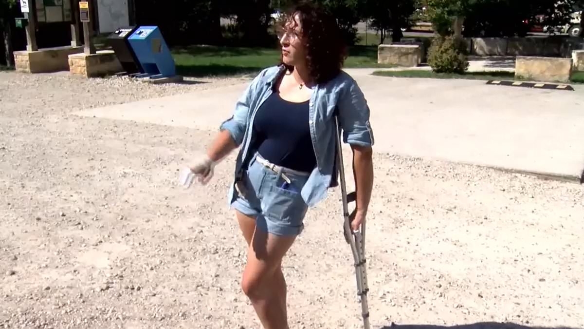 Terrified female hiker attacked by unexpected animal SIX times while enjoying peaceful Texas trail