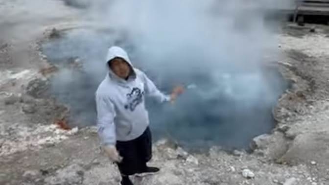 Idiot rapper set for big trouble from feds after posting video from idyllic tourist hotspot