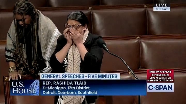 Squad liberal trolled for 'crocodile tears' after crying AGAIN on the House floor