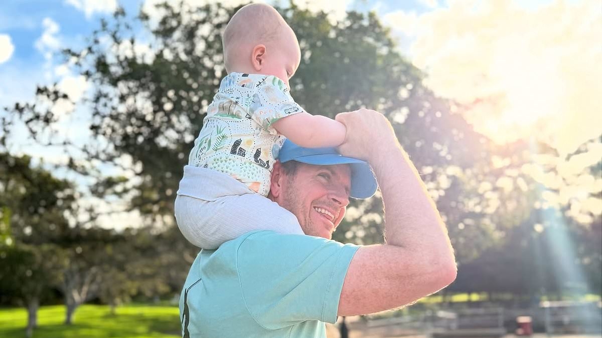 Sunrise star Sam Mac captures nine-month-old daughter Mabel's first word...after taking her to a star-studded boys lunch
