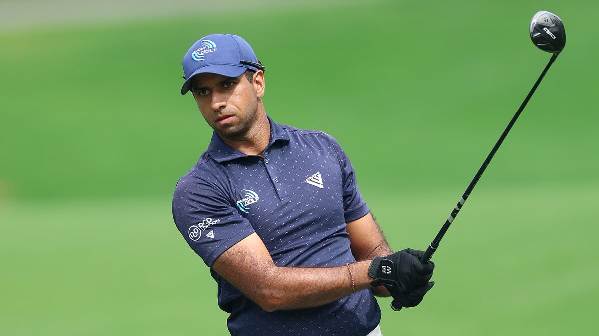 BREAKING NEWS Terrifying moment at PGA Championship as Aaron Rai nearly strikes fan from close range after disastrous shot